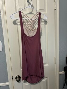 Lululemon Tied in Energy 2-in-1 Tank – Plumful / Pink Bliss – Size 6